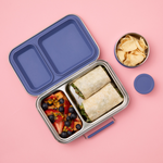 Nudie Rudie Two Compartment Leakproof Lunch Box – Indigo