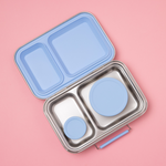 Nudie Rudie Two Compartment Leakproof Lunch Box – Light Blue
