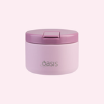 Oasis Insulated Food Flask with Quick Release Lid - 300mL - Blush