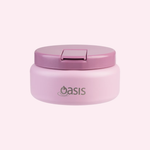 Oasis Insulated Food Flask with Quick Release Lid - LUNCHBOX-SIZE - 230mL - Blush