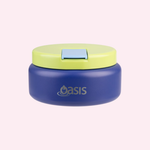 Oasis Insulated Food Flask with Quick Release Lid - LUNCHBOX-SIZE - 230mL - Peacock Blue