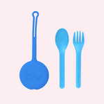 Omie 3 Piece Cutlery Pod Set - Capri Blue