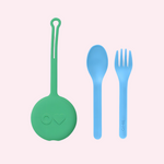 Omie 3 Piece Cutlery Pod Set - Mint Green
