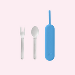 OmieBox Up 3 Piece Strainless Steel Cutlery Set - Azure