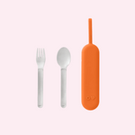 OmieBox Up 3 Piece Strainless Steel Cutlery Set - Sunny
