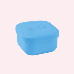 OmieSnack Silicone Snack Box - Blue