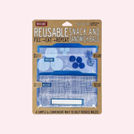 Russbe Reusable Snack & Sandwich Bags 4 Pack - Blueberry Linen - PRE ORDER