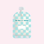 Sinchies Reusable Food Pouches - 150mL - Checkmate Bubblegum - 5 Pack