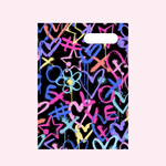 Spencil 9 x 7 Exercise Book Cover - Hearts & Crosses