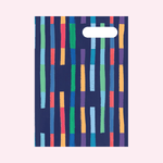 Spencil A4 Book Cover - Bright Stripes