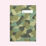 Spencil A4 Book Cover - Camo Biker 3