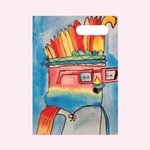 Spencil A4 Book Cover - Chilling Cockatoos