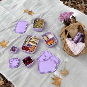 The Zero Waste People Bento Lunchbox - Lilac