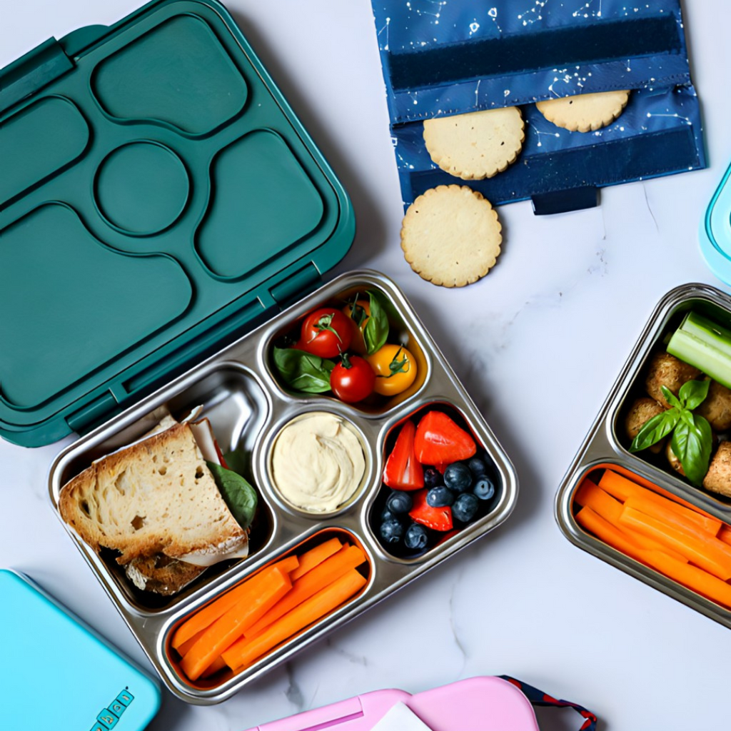 Yumbox Presto Stainless Steel Bento Kale Green Lunchbox Mini