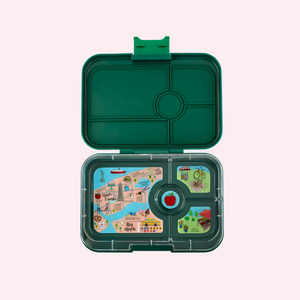 Yumbox Tapas 4 Compartment- Greenwich Green - NYC Tray