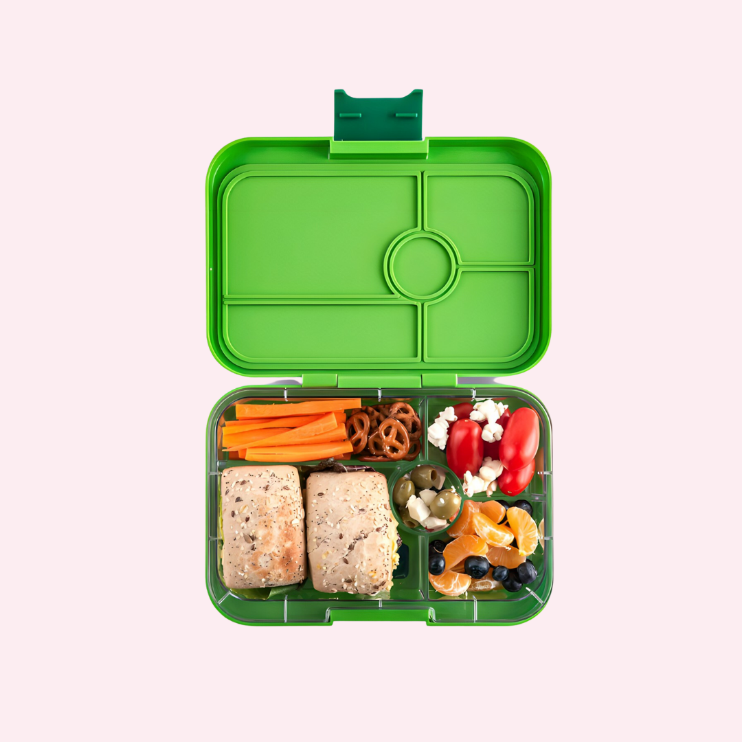 Yumbox Tapas 5 Compartment - Go Green - Lunchbox Mini