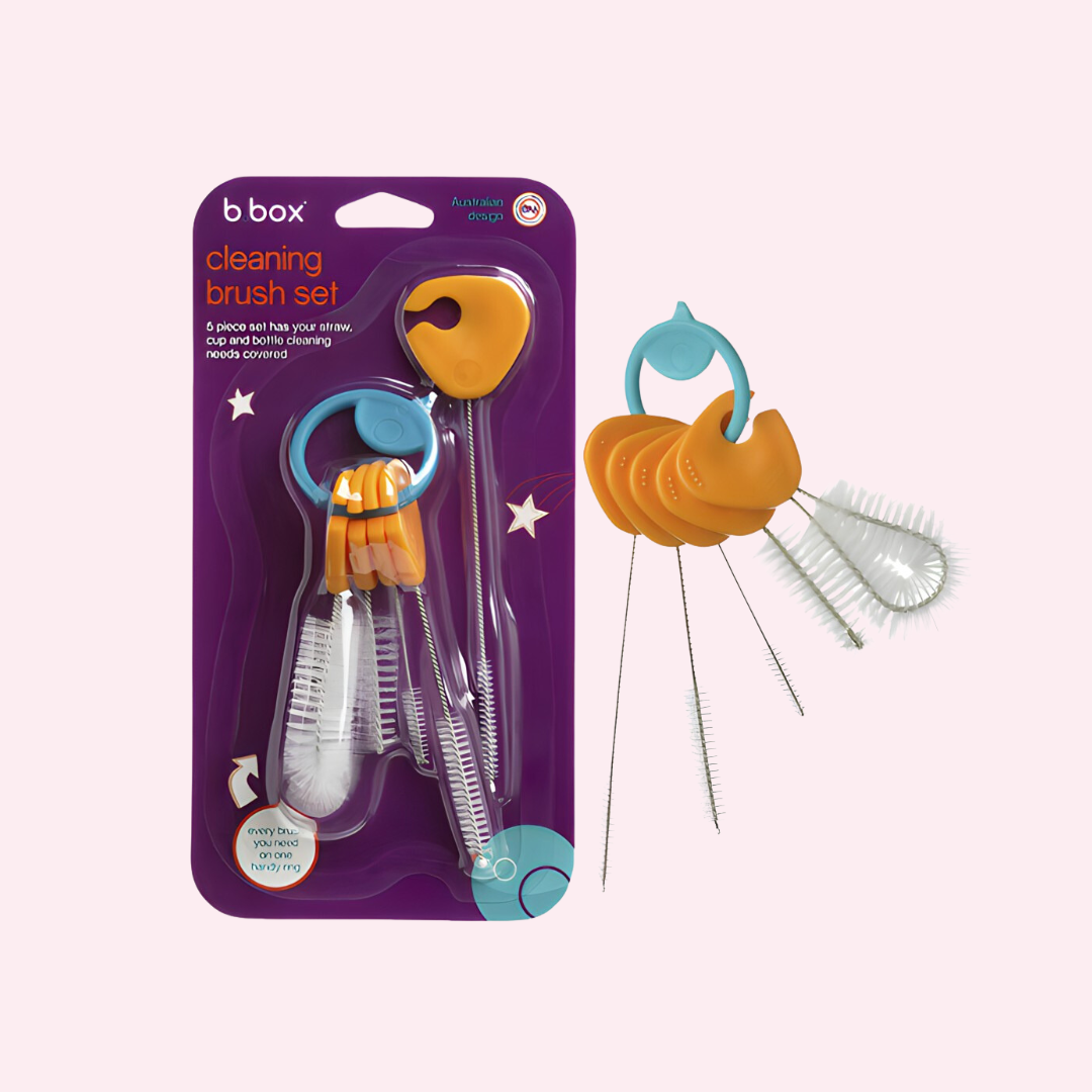 Bottle Brush Set BBox - Cleaning Brush Set – Yellow Zebra B.box Cleaning Brush Set 1 Ea 16