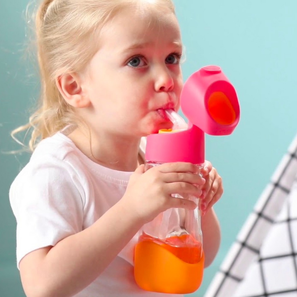 b.box Drink Bottle 450mL Strawberry Shake Lunchbox Mini