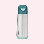 b.box Insulated Drink Bottle Sport Spout – 500mL – Emerald Forest
