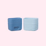 b.box Silicone Snack Cups - Ocean
