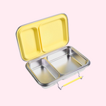 ecococoon 2 Compartment Stainless Steel Bento Box - Limoncello