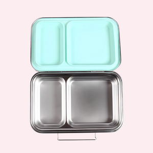 ecococoon 2 Compartment Stainless Steel Bento Box - Mint