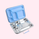 ecococoon 5 Compartment Stainless Steel Bento Box - Blueberry