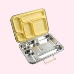 ecococoon 5 Compartment Stainless Steel Bento Box - Limoncello