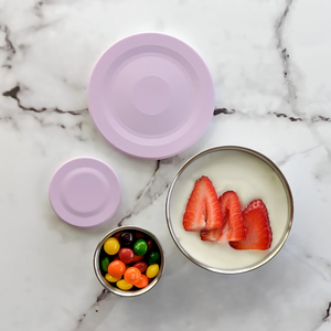 ecococoon Stainless Steel Snack Pots - Grape
